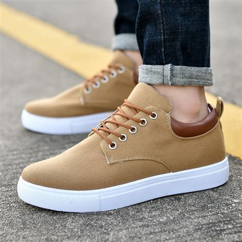 canvas casual sneakers for men.